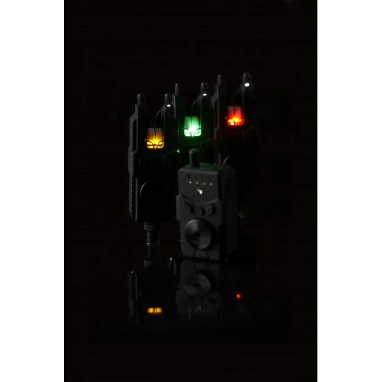 Prologic Custom SMX MKII Bite Alarm Set 2+1 Rouge Vert 3 Prologic Custom SMX MKII Bite Alarm Set 2+1 Rouge Vert – Image 3