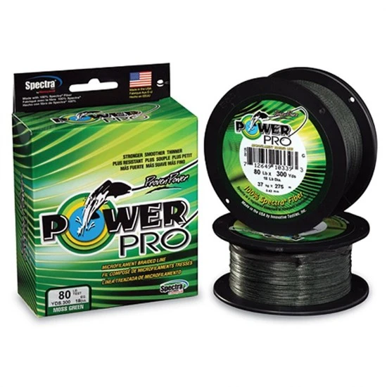 Shimano Power Pro Braided Line Vert Mousse 0.13mm 2740m 1 Shimano Power Pro Braided Line Vert Mousse 0.13mm 2740m