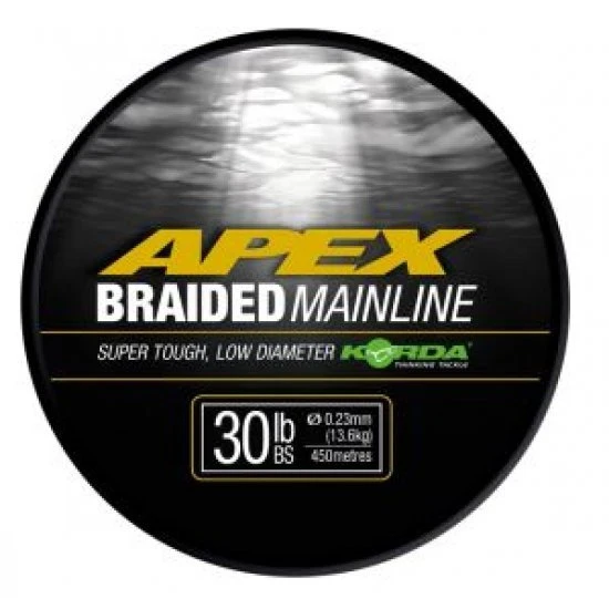 Korda Apex Tressé Mainline 30lb 1200m 1 Korda Apex Tressé Mainline 30lb 1200m