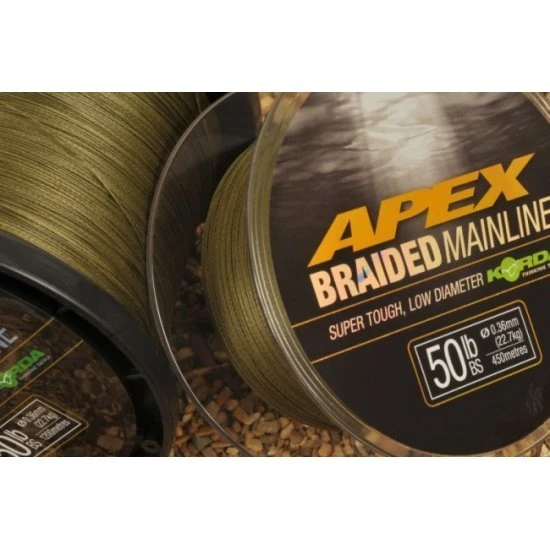 Korda Apex Tressé Mainline 50lb 1200m 5 Korda Apex Tressé Mainline 50lb 1200m – Image 5