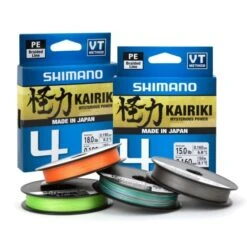 Shimano Ligne Kairiki 4 3000m 0.16mm 8.1kg Acier Gris