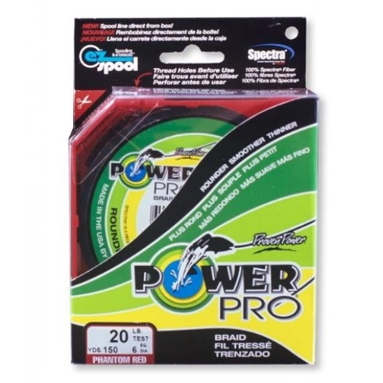 Shimano Power Pro Braided Line Rouge Vermillon 0.15mm 2740m 1 Shimano Power Pro Braided Line Rouge Vermillon 0.15mm 2740m