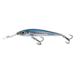 Salmo Rattlin Sting Deep Runner 9cm Bleu Holographique