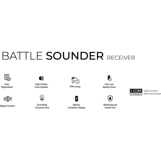 Black Cat Battle Sounder Receiver Black 12 Black Cat Battle Sounder Receiver Black – Image 12